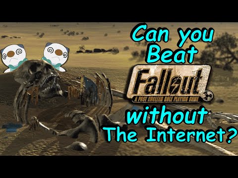 Can You beat Fallout 1 without The Internet?