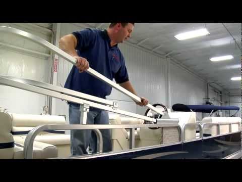 PWR-ARM II Boat Bimini Top Installation by Schwintek