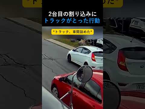 2台目の割り込みに​トラックがとった行動