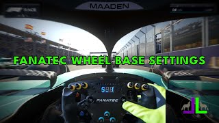 Best Fanatec Wheel Base Settings (GT DD Pro & CSL DD Setup Guide)” Best Fanatec Wheel Base Settings (GT DD Pro & CSL DD Setup Guide)”