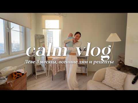Месяц из жизни с малышом ✨ Уют, осенние рецепты и новости | calm vlog