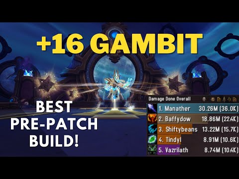36k Overall Frost Mage Pre-patch M+ +16 Gambit