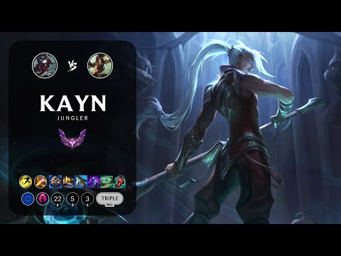 Kayn Jungle vs Nidalee - EUW Master Patch 14.4