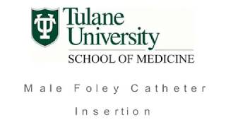 Male Foley Catheter Insertion [Tulane Medicine]