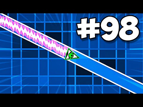 Playing 100 Levels That Get Harder In Geometry Dash!