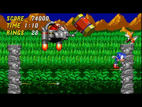 Sonic the hedgehog 2 sega genesis 2 player