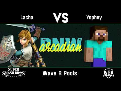 Lacha (Link) vs. Yophey (Steve) - Singles, Wave B - The Pacific Northwest Arcadian 2022