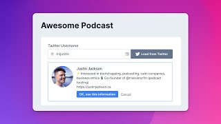 Easily create People Profiles for your podcast using Twitter handles