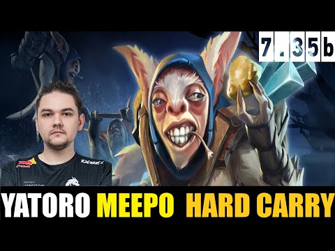 🔥YATORO [MEEPO] HC  7.35B - DOTA 2 HIGHEST MMR MATCH#dota2 #dota2gameplay #yatoro