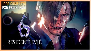 Resident Evil 6 - Jogo Completo no PS5 Pro! | Em 4K60fps!