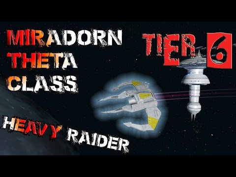 Miradorn Theta Class Heavy Raider [T6] – with all ship visuals - Star Trek Online