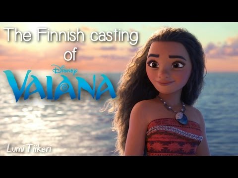 The Finnish Casting Of Moana/Vaiana