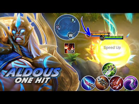 Aldous 500 stack MOST broken damage in 1 hit❗ Aldous best build 2023❗ Mobile Legends