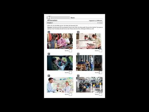 ÖSD A1 - Hörverstehen TEIL 1 (Aufgabe 1)