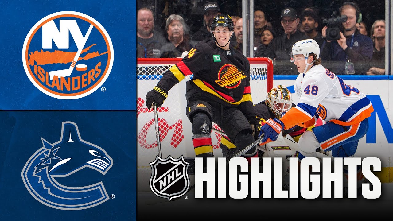 Islanders vs. Canucks | NHL Highlights | January 19, 2026