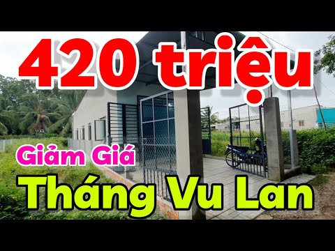 Giảm giá sốc Tháng Vu Lan nhà mới chỉ 420 triệu cách đường nhựa 35m gần trường học Trà Vong Tây Ninh