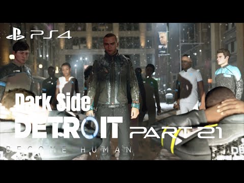 Japanese Dub Detroit: Become Human Dark Side Walkthrough Gameplay Part 21 - Revenge