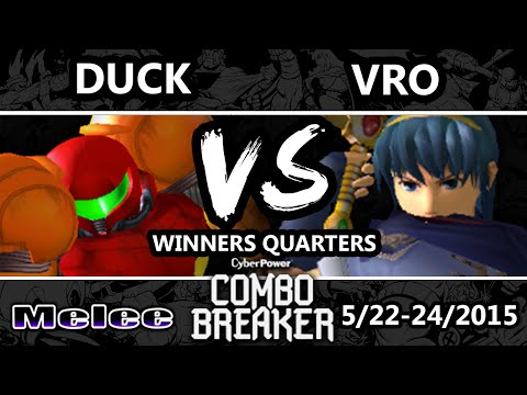 Combo Breaker - Duck (Samus) Vs. Vro (Marth) SSBM Winners Quarters - Smash Melee