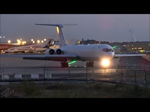 [VERY RARE] Rada IL-62 - Screaming Takeoff at Liège Airport