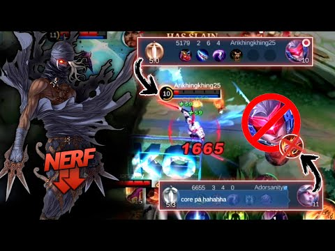 MYTHIC TIER THINKS SABER CAN STOP MY NERF HAYABUSA! 😂🔥 | GLOBAL HAYABUSA BEST BUILD IN 2023 - MLBB