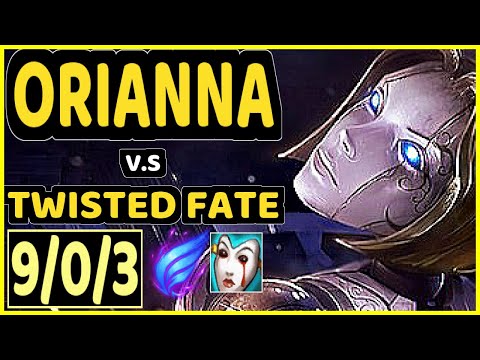 SERTUSS (ORIANNA) vs TWISTED FATE - 9/0/3 KDA MID CHALLENGER GAMEPLAY - EUW