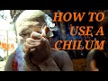 How to use a chilum in India 🇮🇳 | Kumbh Mela #2021
