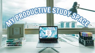 Productive Study Space + Desk Tour! *2020*