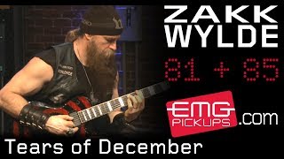 Zakk Wylde  performs &quot;Tears of December&quot; on EMGtv