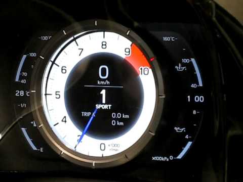 LF A Instrument Cluster In Action