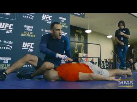 UFC 216: Tony Ferguson Open Workout Highlights - MMA Fighting