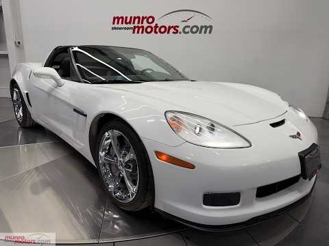 2011 Chevrolet Corvette Coupe Grand Sport 3LT in White for sale at Munro Motors in Brantford, ON