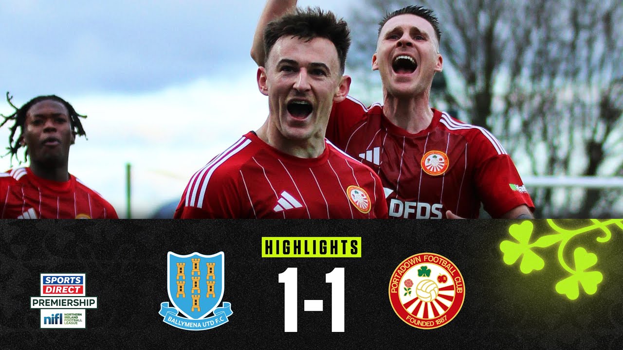 Ballymena United vs Portadown Highlights