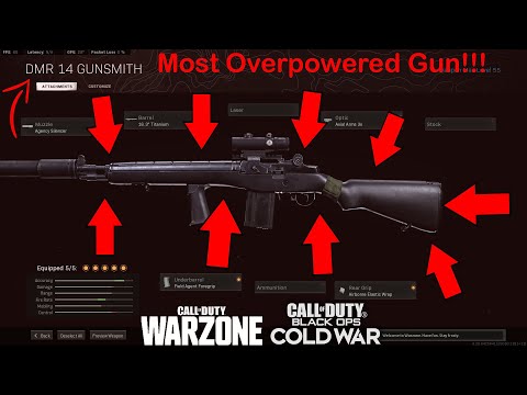 DMR14: Most Overpowered Gun! | Call of Duty: Warzone/Black Ops Cold War #shorts