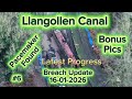 Llangollen Canal Breach Update 16 01 2026