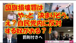 【第4回】国旗損壊罪はやっと決まりそう。え？自民党内に反対する奴がおる？！