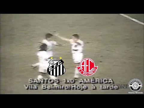 Santos 1 x 0 América São José Rio Preto - 30/07/1994 - Melhores Momentos - Narração: Deva Pascovicci