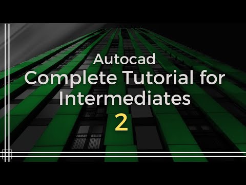 Autocad Complete tutorial for beginners Full tutorial 1h40m