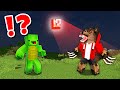 JJ and Mikey vs WEREWOLF CHALLENGE in Minecraft / Maizen animation