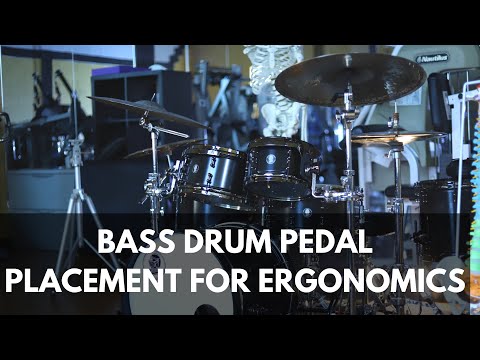 BASS DRUM Pedal Placement for Drum Set Ergonomics - Modern Drummer 2017 Clips