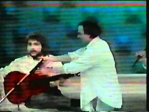 Raphael Rabello e Ney Matogrosso no programa da Hebe