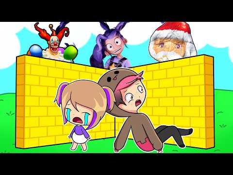 Construye para SOBREVIVIR a los MONSTRUOS en Roblox con BEBÉ LYNA