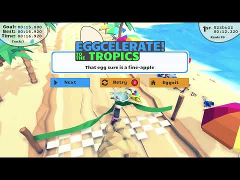 Eggcelerate! to the Tropics gameplay.