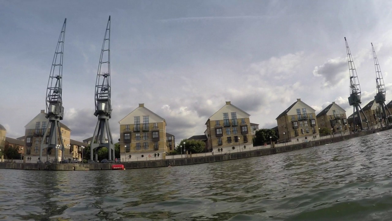 Open Water Swimming in London Royal Docks