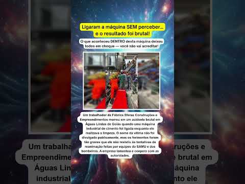 Chocante: máquina ligada com homem dentro — e o fim foi devastador! #shorts