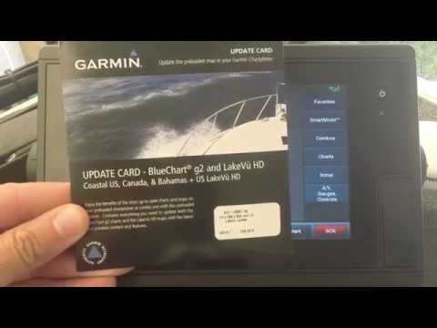 Garmin BlueChart G2 & LakeVu Preloaded Update Installation GPSMAP 7600