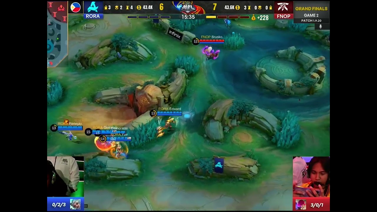 GRAND FINALS F.ONIC PH VS AURORA GAME 2 #mlbb