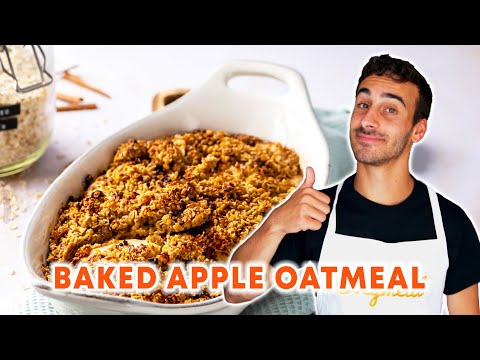 Meet Your Next FAVORITE Breakfast With This Baked Apple Oatmeal Recipe