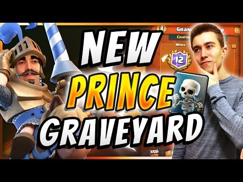 CAN'T BELIEVE THEY BUFFED THIS! New Prince Graveyard Deck DOMINATES— Clash Ro