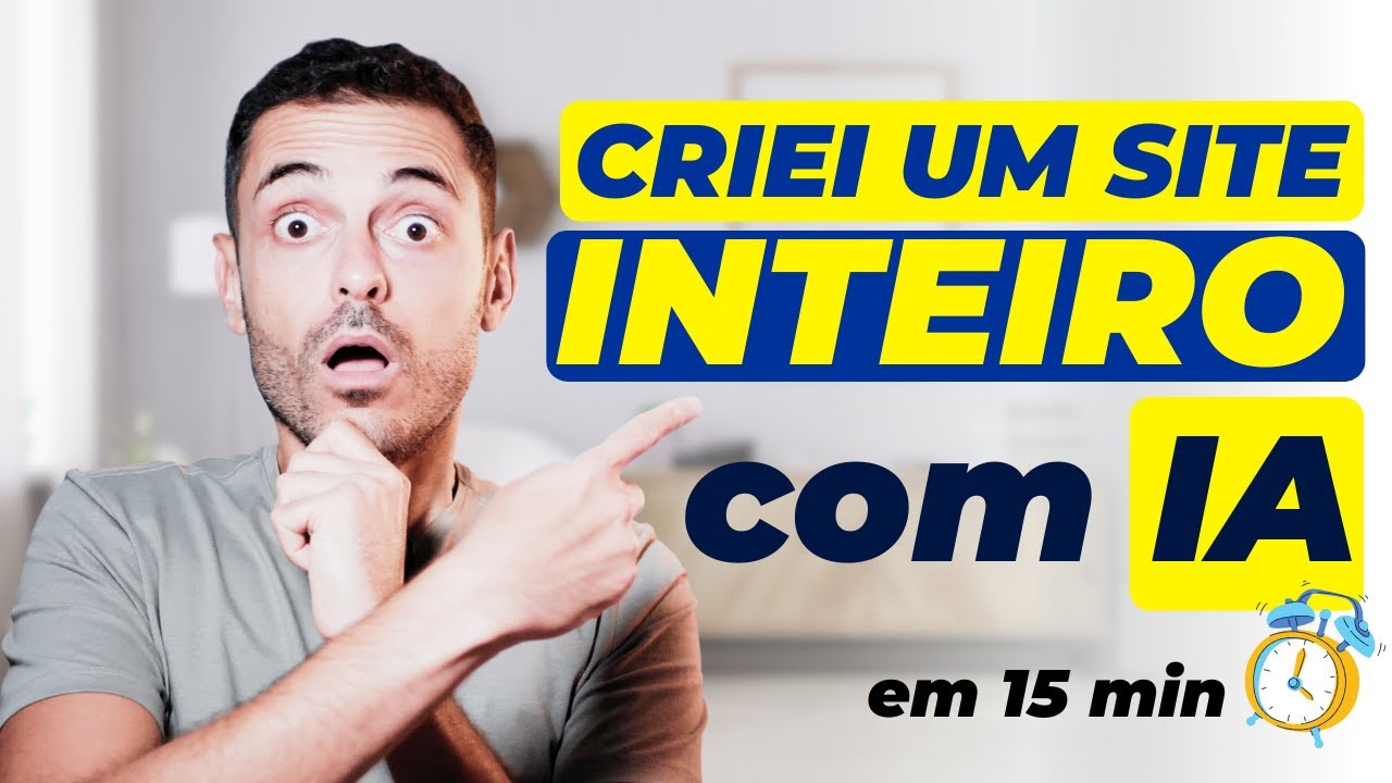 Aprenda a CRIAR SITE COM IA (Inteligência Artificial) em apenas 15 minutos | Criar Site com IA