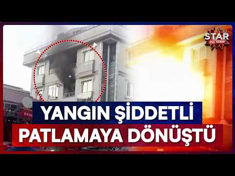 Alevlere Teslim Olan Dairede Mahalleliyi Sokağa Döken Büyük Panik!  Star Ana Haber